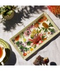 Large Ceramic Tray | Botanical Blooms